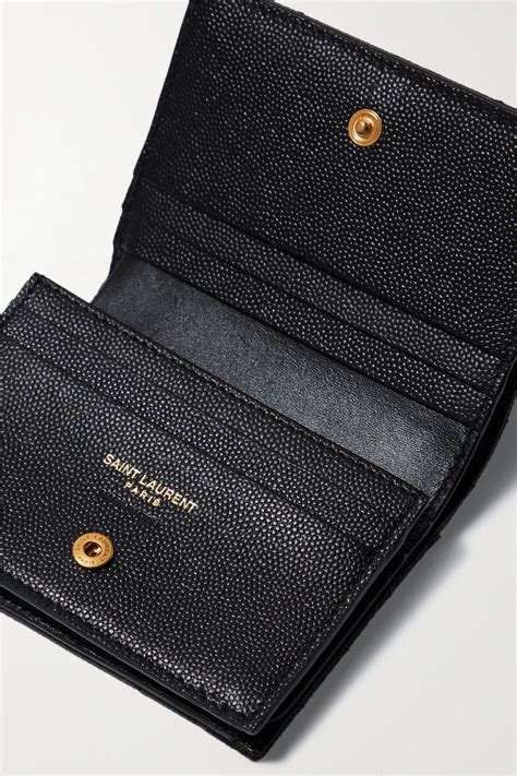 ysl pouch wallet|saint laurent monogramme quilted textured leather wallet.